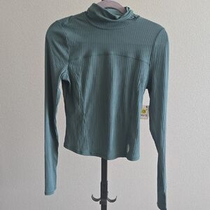 FP Movement by Free People Teal Long Sleeve Top